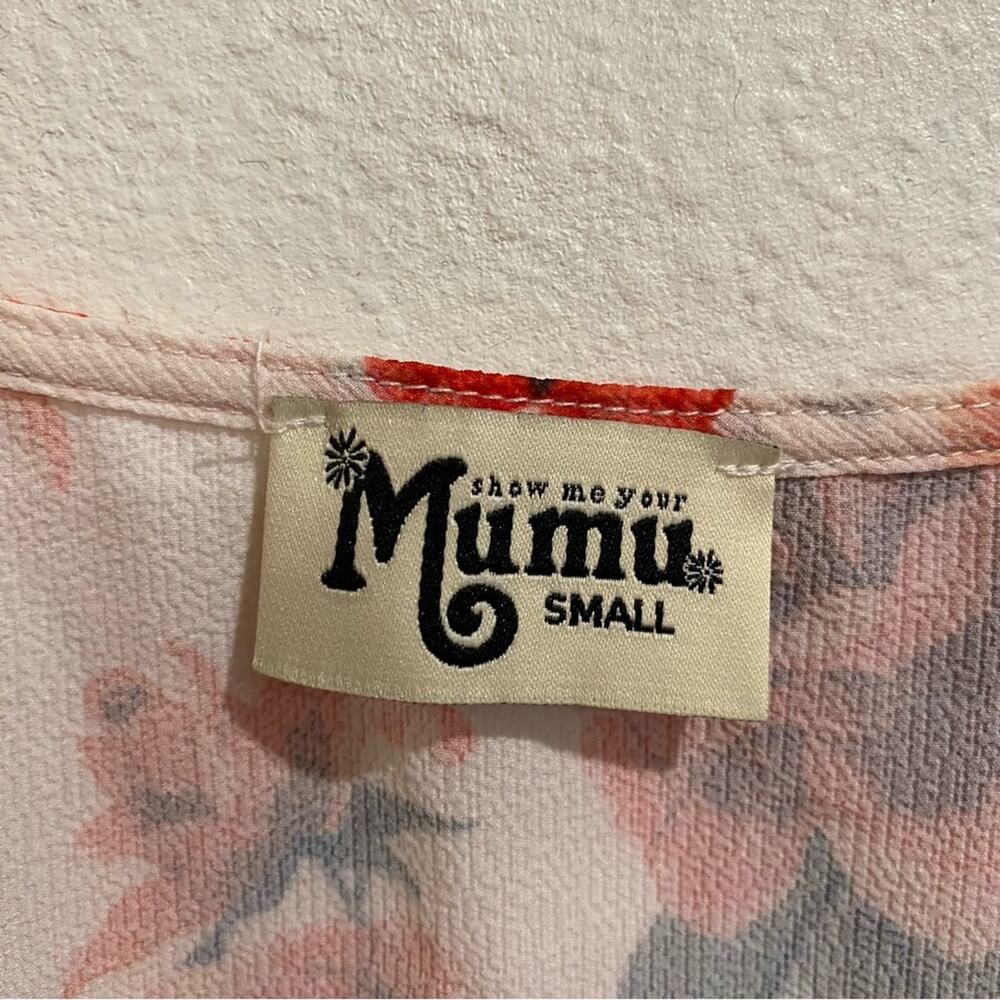 Show Me Your Mumu White Floral Traveler Mini Shift Dress Sz S - Picture 5 of 11